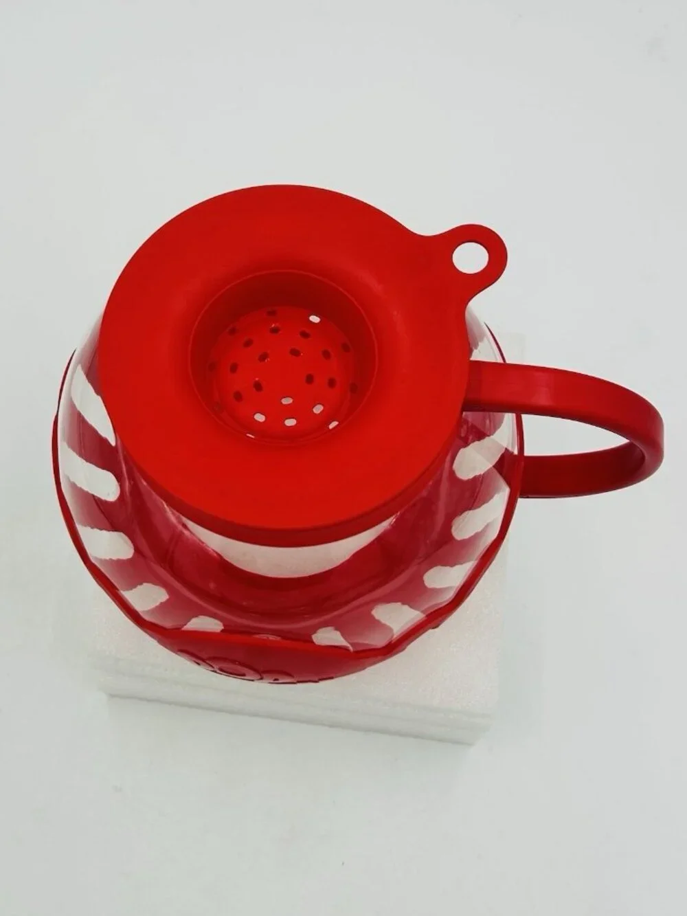 Ecolution Micro-Pop Popcorn Popper With 3-in-1 Lid 1.5 Quart Red